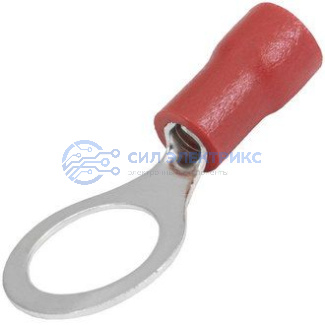 фото Наконечник кольцевой изолированный RV1.25-8 red