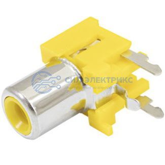 фото Разъем (панель) RCA-103P гн на плату (RS-105A)