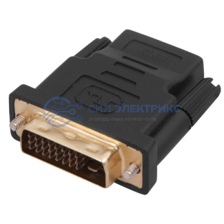 Переходник штекер DVI-I - гнездо HDMI REXANT фото Переходник штекер DVI-I - гнездо HDMI REXANT