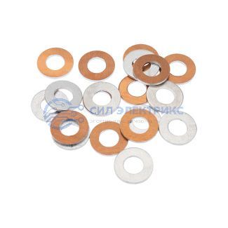 фото Шайба алюмомедная ШАМ 17/8,5 (в упак. 100 шт.) REXANT