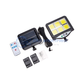 фото Светильник прожекторный Стрэнд, 6500К, встроенный аккумулятор, солнечная панель, коллекция Лондон REXANT