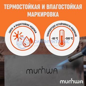 фото Маркер-краска 4мм, нитрооснова, черный MunHwa
