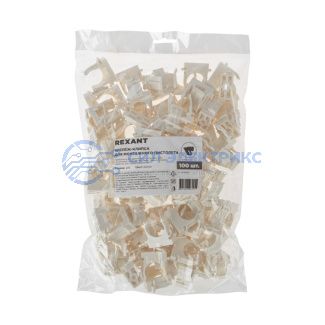 фото Крепеж-клипса для монтажного пистолета Ø20 мм, белая REXANT