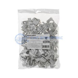 фото Крепеж-клипса для монтажного пистолета Ø20 мм, серая REXANT