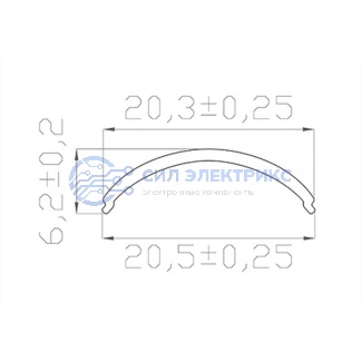 фото Рассеиватель для профиля матовый 20, 2 м REXANT