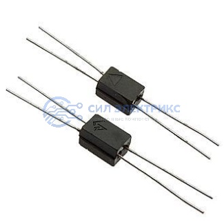 фото Диодная сборка 2ДС523АМ, выпрямительная, 2 диода, ток 5А, напряжение 200В, корпус металлостеклянный