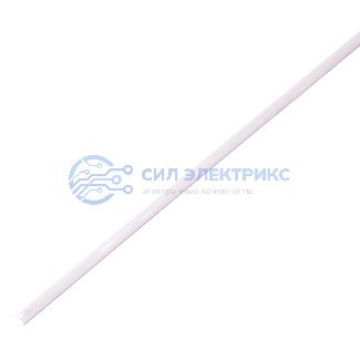 фото Трубка термоусаживаемая ТУТ 2,0/1,0мм, белая, упаковка 50 шт. по 1м, PROconnect