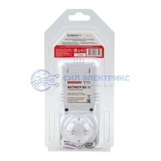 фото Ваттметр с подсветкой RX-11 вертикальный REXANT