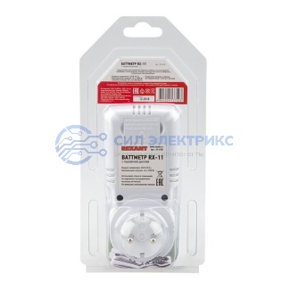 Ваттметр с подсветкой RX-11 вертикальный REXANT фото Ваттметр с подсветкой RX-11 вертикальный REXANT