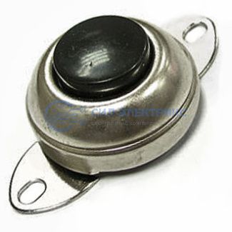 фото Кнопочный переключатель ASW-08 off-(on) черный