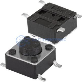 фото Тактовая кнопка KAN0641-0431B 6x6x4.3 mm SMD