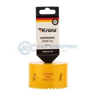 фото Коронка Bimetal 76 мм Kranz