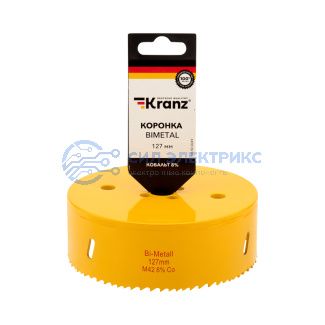 Коронка Bimetal 127 мм Kranz фото Коронка Bimetal 127 мм Kranz