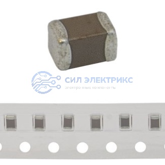 фото Керамический конденсатор, 0805B684K250NT, 680 нФ, 25 В, размер 0805, допуск ±10%