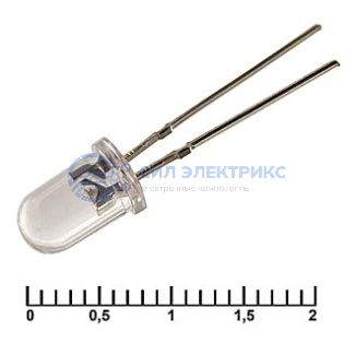 фото Светодиод 5RWWC 18000mcd 6500K 3,4v 15d