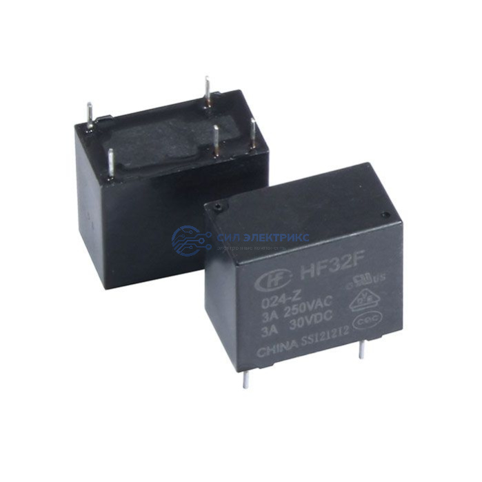 Реле HF32F/024-ZS3, 24VDC, 10A, тип контактов: переключающий (SPDT), сила удержания: 100 г, рабочая температура: -40°C до +85°C фото Реле HF32F/024-ZS3, 24VDC, 10A, тип контактов: переключающий (SPDT), сила удержания: 100 г, рабочая температура: -40°C до +85°C