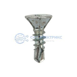 Саморез оконный KRANZ сверло, 3.9х13, белый цинк, короб (500 шт./уп.) фото Саморез оконный KRANZ сверло, 3.9х13, белый цинк, короб (500 шт./уп.)