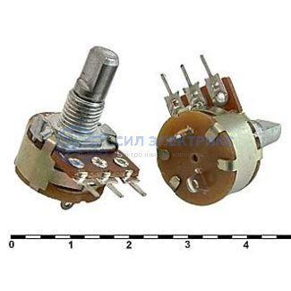 фото Потенциометр цифровой S16KN1-B 10K L15F, 10 кОм, вал L15F, рабочая температура от -40°C до +85°C