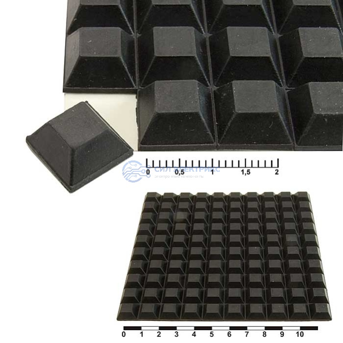 Ножка приборная SF-005 (12.7x7x6mm) фото Ножка приборная SF-005 (12.7x7x6mm)