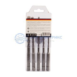 фото Набор буров по бетону 5-6х110х50, 6-8-10х160х100 мм, 5 шт., в пластиковой коробке SDS PLUS Kranz
