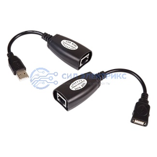 USB удлинитель по витой паре (8p8c) REXANT фото USB удлинитель по витой паре (8p8c) REXANT