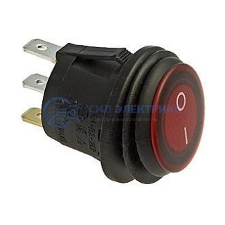 Клавишный переключатель SB040-12V RED, IP65, on-off, диаметр 20.2 мм, номинальное напряжение 12 В, ток 6 А фото Клавишный переключатель SB040-12V RED, IP65, on-off, диаметр 20.2 мм, номинальное напряжение 12 В, ток 6 А