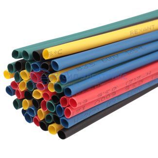 Набор термоусаживаемых трубок ТУТ нг 3,5/1,75мм, пять цветов, упаковка 50 шт. по 1м REXANT фото Набор термоусаживаемых трубок ТУТ нг 3,5/1,75мм, пять цветов, упаковка 50 шт. по 1м REXANT