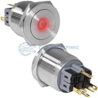фото Кнопка антивандальная GQ25PF-11ZD/R/N on-off+off-on