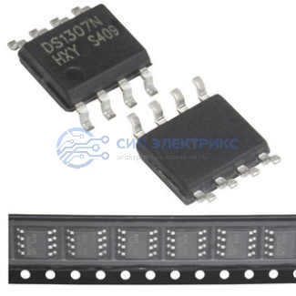 фото Микросхема DS1307ZN, корпус DIP-8, ток 1 мА, рабочая температура от -40°C до +85°C