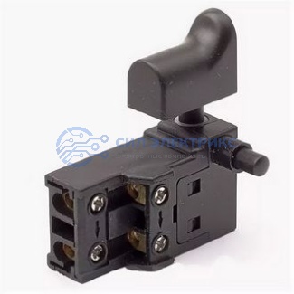 фото Кнопка для электроинструмента JB15HL-7, 12V, максимальный ток 15A, рабочая температура -10°C до +50°C