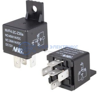 Реле NVF4-2-C-Z-30-A1-DC12V-1.6, 12VDC, 10A, тип контактов: переключающий (SPDT), сила удержания: 100 г, рабочая температура: -40°C до +85°C фото Реле NVF4-2-C-Z-30-A1-DC12V-1.6, 12VDC, 10A, тип контактов: переключающий (SPDT), сила удержания: 100 г, рабочая температура: -40°C до +85°C