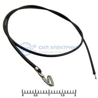 фото Разъем питания низковольтный HU 2,54 mm AWG26 0,3m black