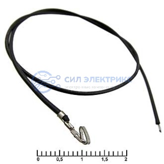 Разъем питания низковольтный HU 2,54 mm AWG26 0,3m black фото Разъем питания низковольтный HU 2,54 mm AWG26 0,3m black