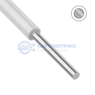 фото Провод АПуВ (АПВ) 2,5 мм² 500 м белый ГОСТ 26445-85, ТУ 3551-020-38229892-2016