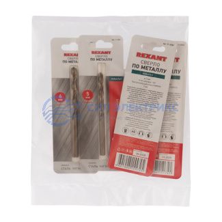 Набор сверл по металлу Токарь Mini (P6M5K5) диаметр 3-4-5-6 мм (4 шт.) REXANT фото Набор сверл по металлу Токарь Mini (P6M5K5) диаметр 3-4-5-6 мм (4 шт.) REXANT