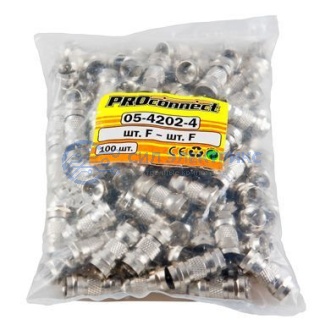 фото Переходник штекер F-штекер F PROconnect