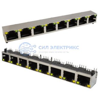 фото Сетевые розетки TJ9-10P8-08 LED
