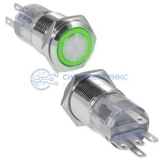 Кнопка антивандальная LAS2GQF-11ZE/G/N on-on фото Кнопка антивандальная LAS2GQF-11ZE/G/N on-on