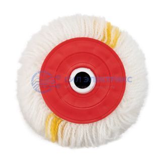 Ролик (сменный) полиамид белый с желтой полосой, ворс 11 мм, ширина ролика 180 мм, Ø 42 мм, бюгель 8 мм, серия «Мастер» REXANT фото Ролик (сменный) полиамид белый с желтой полосой, ворс 11 мм, ширина ролика 180 мм, Ø 42 мм, бюгель 8 мм, серия «Мастер» REXANT