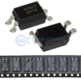 фото Оптопара PC817B SMD-4,  50 мВт,  50 мА, корпус SMD-4