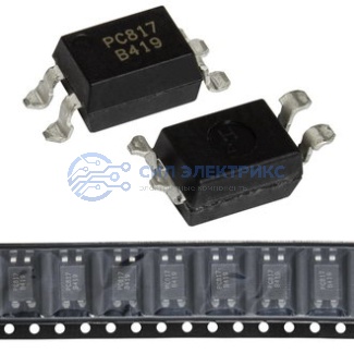 Оптопара PC817B SMD-4, 50 мВт, 50 мА, корпус SMD-4 фото Оптопара PC817B SMD-4, 50 мВт, 50 мА, корпус SMD-4
