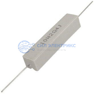 фото Резистор мощный постоянный RX27-1, 2.4 Ом, 10 Вт, допуск 5%, серия SQP10