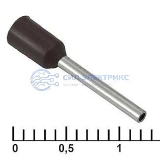 фото Наконечник на кабель DN00510 black (1x10mm)
