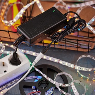 фото Блок питания (сетевой адаптер) AC 110-250В/DC 12В, 4,5А, 54ВТ с DC разъемом подключения 5,5x2,1 (IP43)