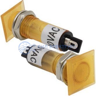 фото Лампочка неоновая в корпусе N-826-Y 220V