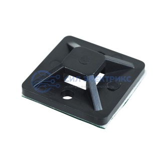 фото Площадка самоклеящаяся REXANT 25х25 мм, черная, упаковка 10 шт.