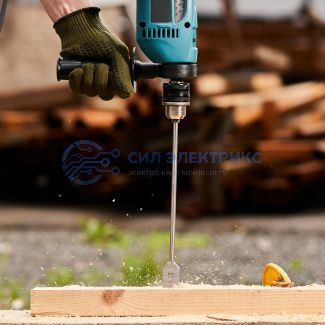 Сверло перовое по дереву 30х300 мм (шестигранный хвостовик) REXANT фото Сверло перовое по дереву 30х300 мм (шестигранный хвостовик) REXANT