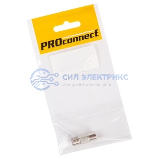 фото Переходник антенный, (гнездо F - гнездо TV), (1шт.) (пакет) PROconnect