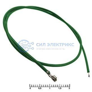 фото Разъем питания низковольтный HB 2,00 mm AWG26 0,3m green