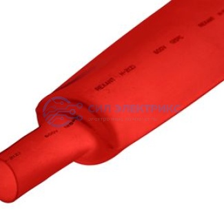 фото Трубка термоусаживаемая ТУТ нг 50,0/25,0мм, красная, упаковка 10 шт. по 1м REXANT
